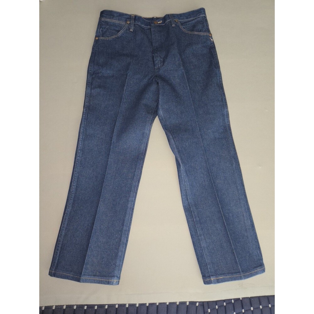 Wrangler 936PWD Men's Jeans 34x36 Blue Denim Vintage Cowboy Cut 100% Cotton